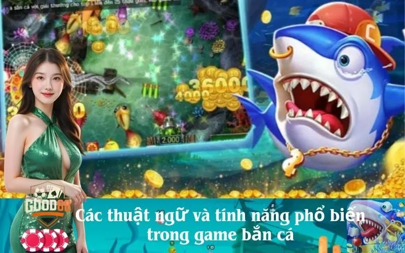 Các thuật ngữ và tính năng phổ biến trong game bắn cá